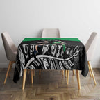 New Zealand and Ireland Rugby Tablecloth Chicago 2025 Go All Black Shamrocks - Aussie Hoodie