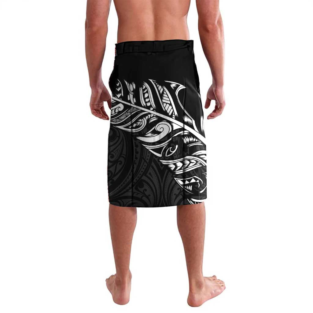 New Zealand and South Africa Rugby Custom Lavalava Maori Tiki Fern Springboks Kente Pattern - Aussie Hoodie