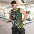 New Zealand and South Africa Rugby Custom Men Tank Top Maori Tiki Fern Springboks Kente Pattern - Aussie Hoodie