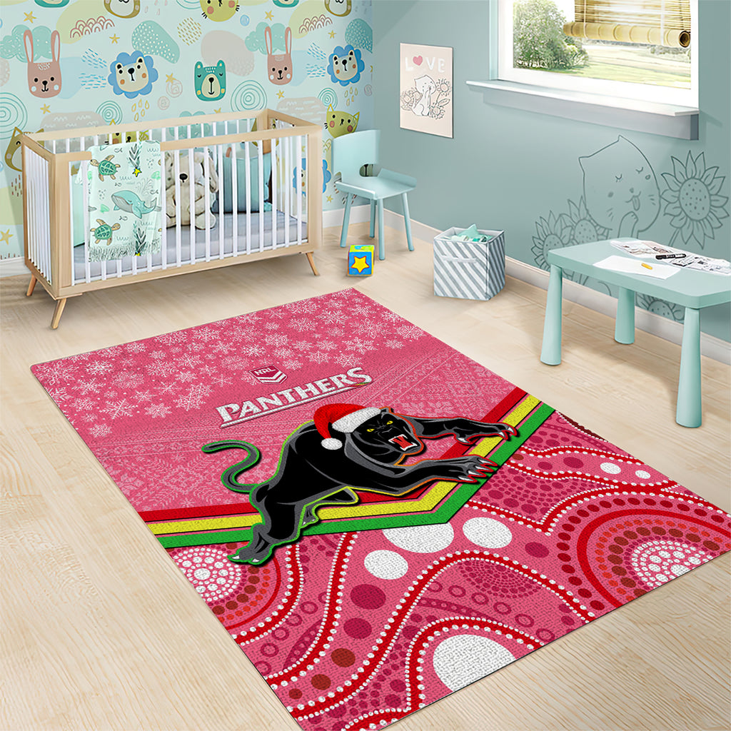 custom-panthers-rugby-christmas-area-rug-merry-xmas-2023-mix-aboriginal-art-pink-version