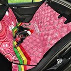 custom-panthers-rugby-christmas-back-car-seat-cover-merry-xmas-2023-mix-aboriginal-art-pink-version