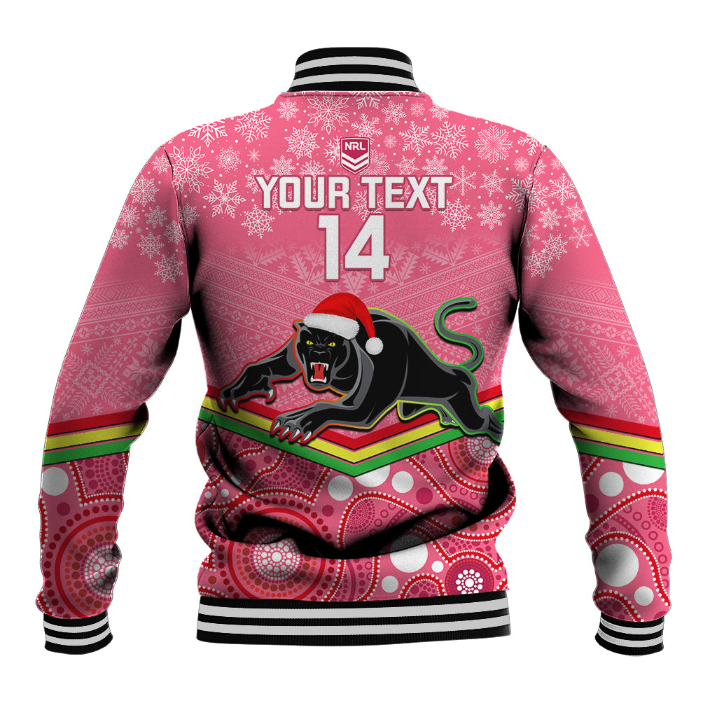 custom-panthers-rugby-christmas-baseball-jacket-merry-xmas-2023-mix-aboriginal-art-pink-version