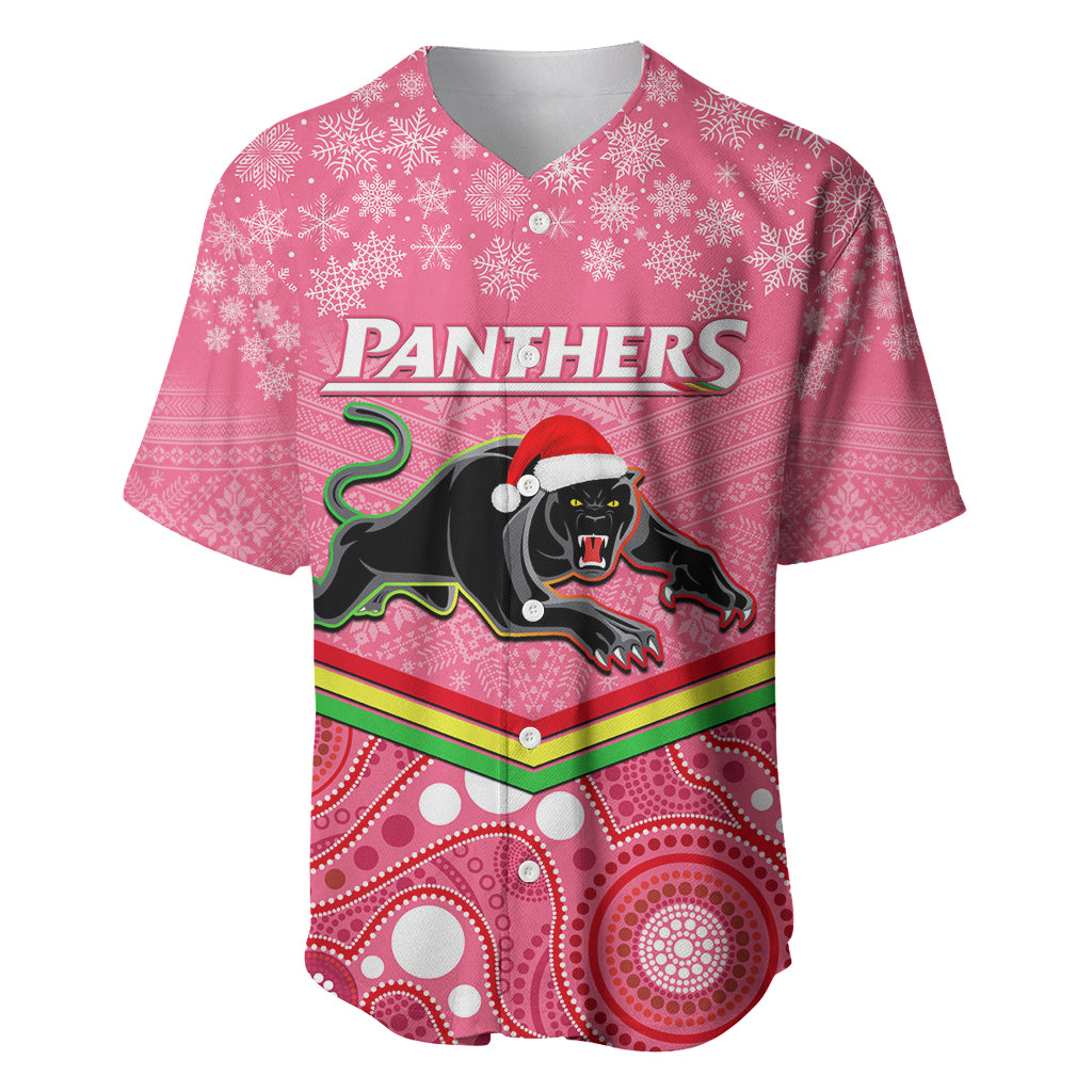 custom-panthers-rugby-christmas-baseball-jersey-merry-xmas-2023-mix-aboriginal-art-pink-version