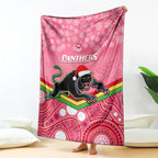 custom-panthers-rugby-christmas-blanket-merry-xmas-2023-mix-aboriginal-art-pink-version