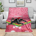 custom-panthers-rugby-christmas-blanket-merry-xmas-2023-mix-aboriginal-art-pink-version