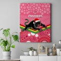 custom-panthers-rugby-christmas-canvas-wall-art-merry-xmas-2023-mix-aboriginal-art-pink-version
