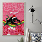 custom-panthers-rugby-christmas-canvas-wall-art-merry-xmas-2023-mix-aboriginal-art-pink-version
