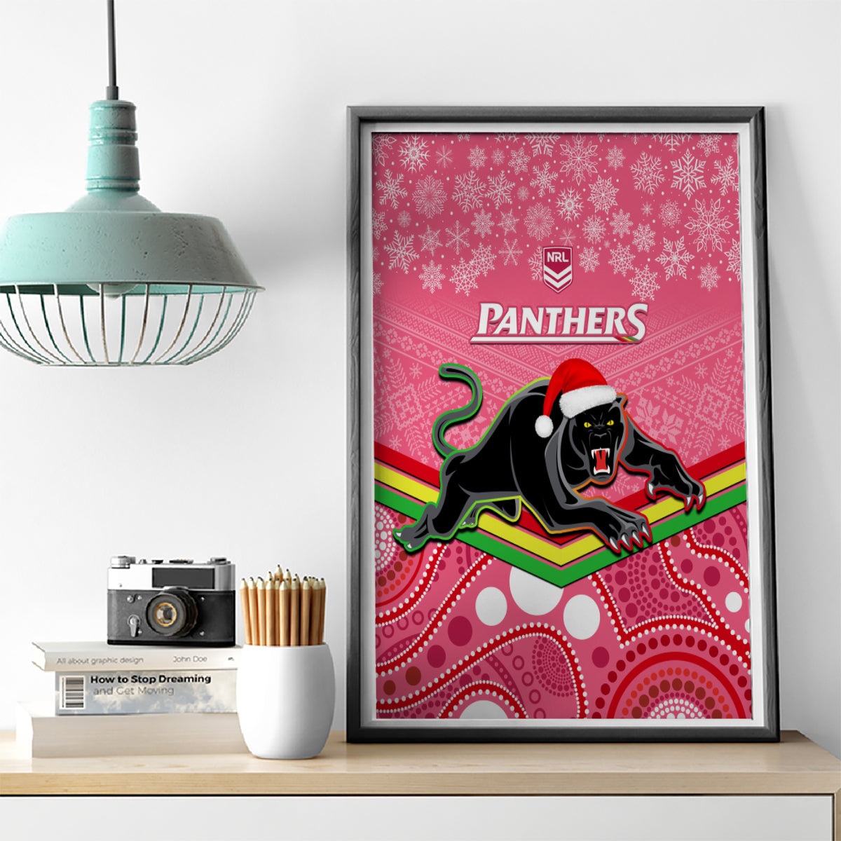 custom-panthers-rugby-christmas-canvas-wall-art-merry-xmas-2023-mix-aboriginal-art-pink-version