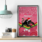 custom-panthers-rugby-christmas-canvas-wall-art-merry-xmas-2023-mix-aboriginal-art-pink-version