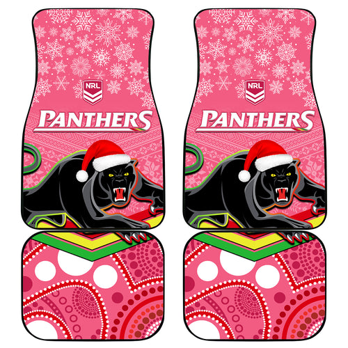 custom-panthers-rugby-christmas-car-mats-merry-xmas-2023-mix-aboriginal-art-pink-version
