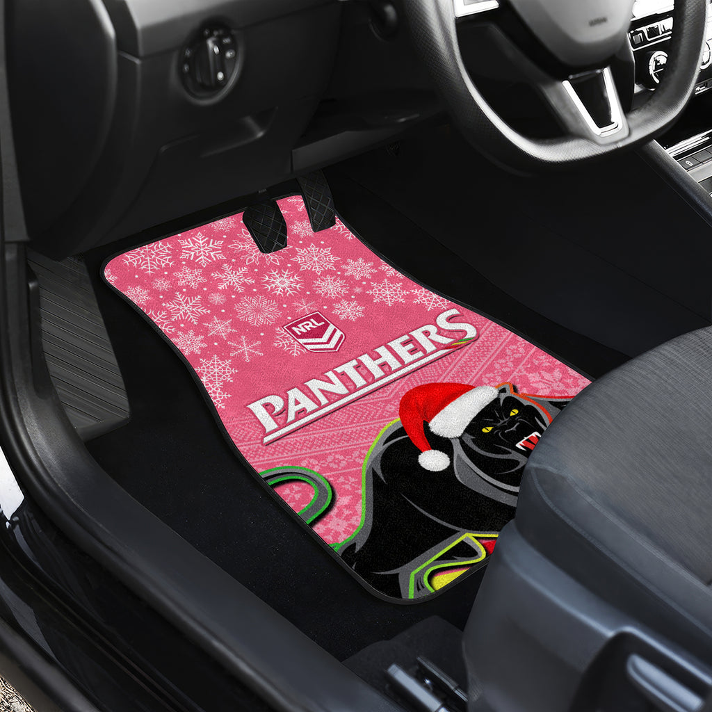 custom-panthers-rugby-christmas-car-mats-merry-xmas-2023-mix-aboriginal-art-pink-version