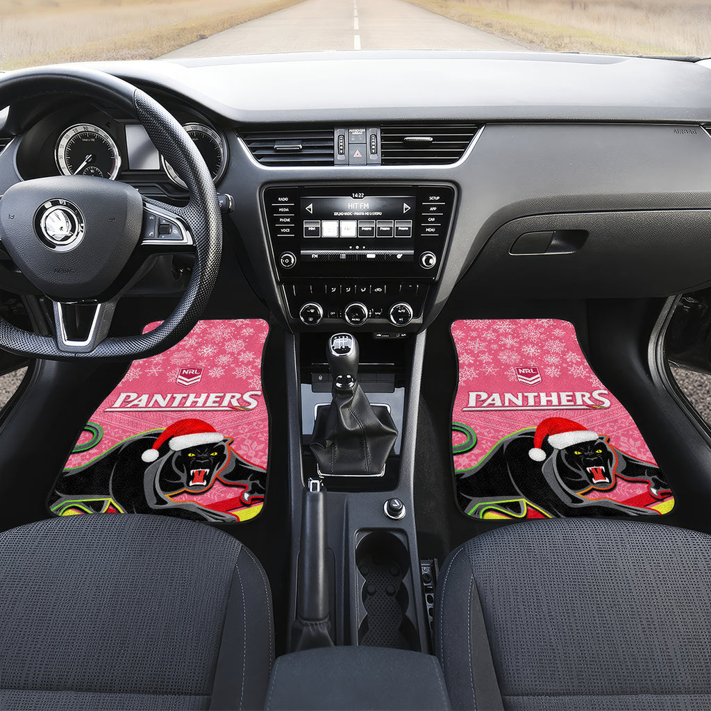 custom-panthers-rugby-christmas-car-mats-merry-xmas-2023-mix-aboriginal-art-pink-version