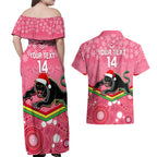 custom-panthers-rugby-christmas-couples-matching-off-shoulder-maxi-dress-and-hawaiian-shirt-merry-xmas-2023-mix-aboriginal-art-pink-version