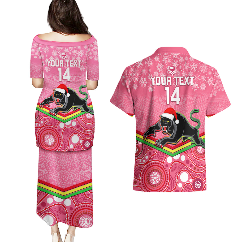 custom-panthers-rugby-christmas-couples-matching-puletasi-dress-and-hawaiian-shirt-merry-xmas-2023-mix-aboriginal-art-pink-version