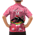 custom-panthers-rugby-christmas-family-matching-mermaid-dress-and-hawaiian-shirt-merry-xmas-2023-mix-aboriginal-art-pink-version