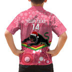 custom-panthers-rugby-christmas-family-matching-off-shoulder-short-dress-and-hawaiian-shirt-merry-xmas-2023-mix-aboriginal-art-pink-version