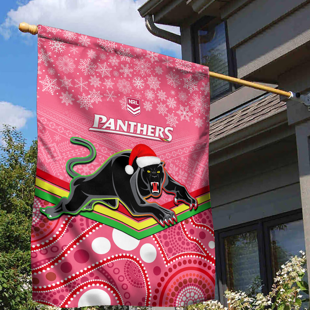 custom-panthers-rugby-christmas-garden-flag-merry-xmas-2023-mix-aboriginal-art-pink-version