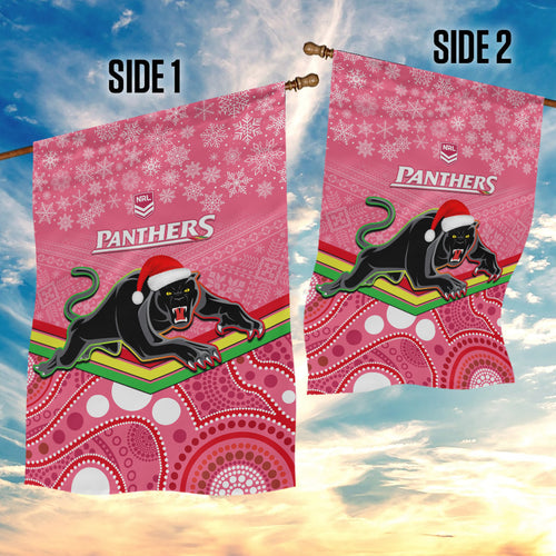 custom-panthers-rugby-christmas-garden-flag-merry-xmas-2023-mix-aboriginal-art-pink-version