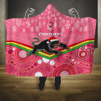 custom-panthers-rugby-christmas-hooded-blanket-merry-xmas-2023-mix-aboriginal-art-pink-version