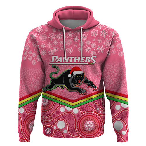 custom-panthers-rugby-christmas-hoodie-merry-xmas-2023-mix-aboriginal-art-pink-version