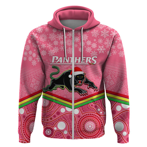 custom-panthers-rugby-christmas-hoodie-merry-xmas-2023-mix-aboriginal-art-pink-version