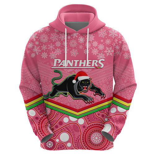 custom-panthers-rugby-christmas-hoodie-merry-xmas-2023-mix-aboriginal-art-pink-version