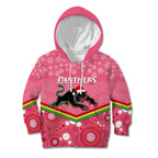 custom-panthers-rugby-christmas-kid-hoodie-merry-xmas-2023-mix-aboriginal-art-pink-version