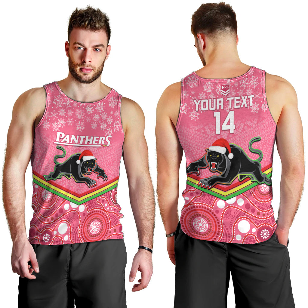 custom-panthers-rugby-christmas-men-tank-top-merry-xmas-2023-mix-aboriginal-art-pink-version