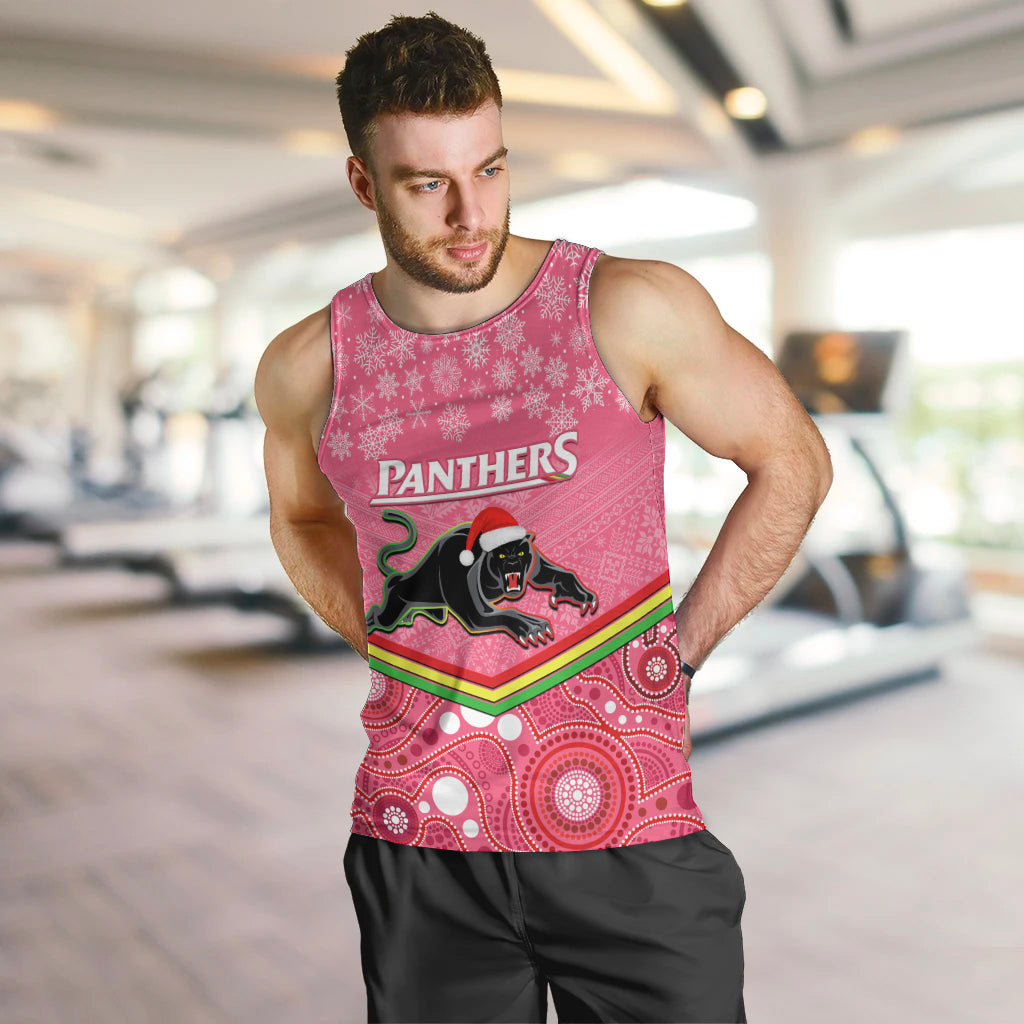 custom-panthers-rugby-christmas-men-tank-top-merry-xmas-2023-mix-aboriginal-art-pink-version