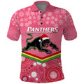 custom-panthers-rugby-christmas-polo-shirt-merry-xmas-2023-mix-aboriginal-art-pink-version