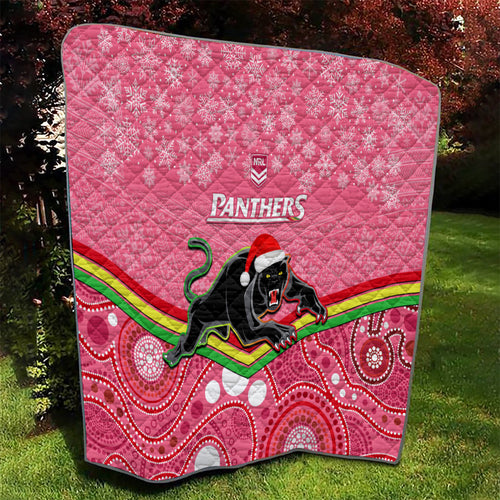custom-panthers-rugby-christmas-quilt-merry-xmas-2023-mix-aboriginal-art-pink-version