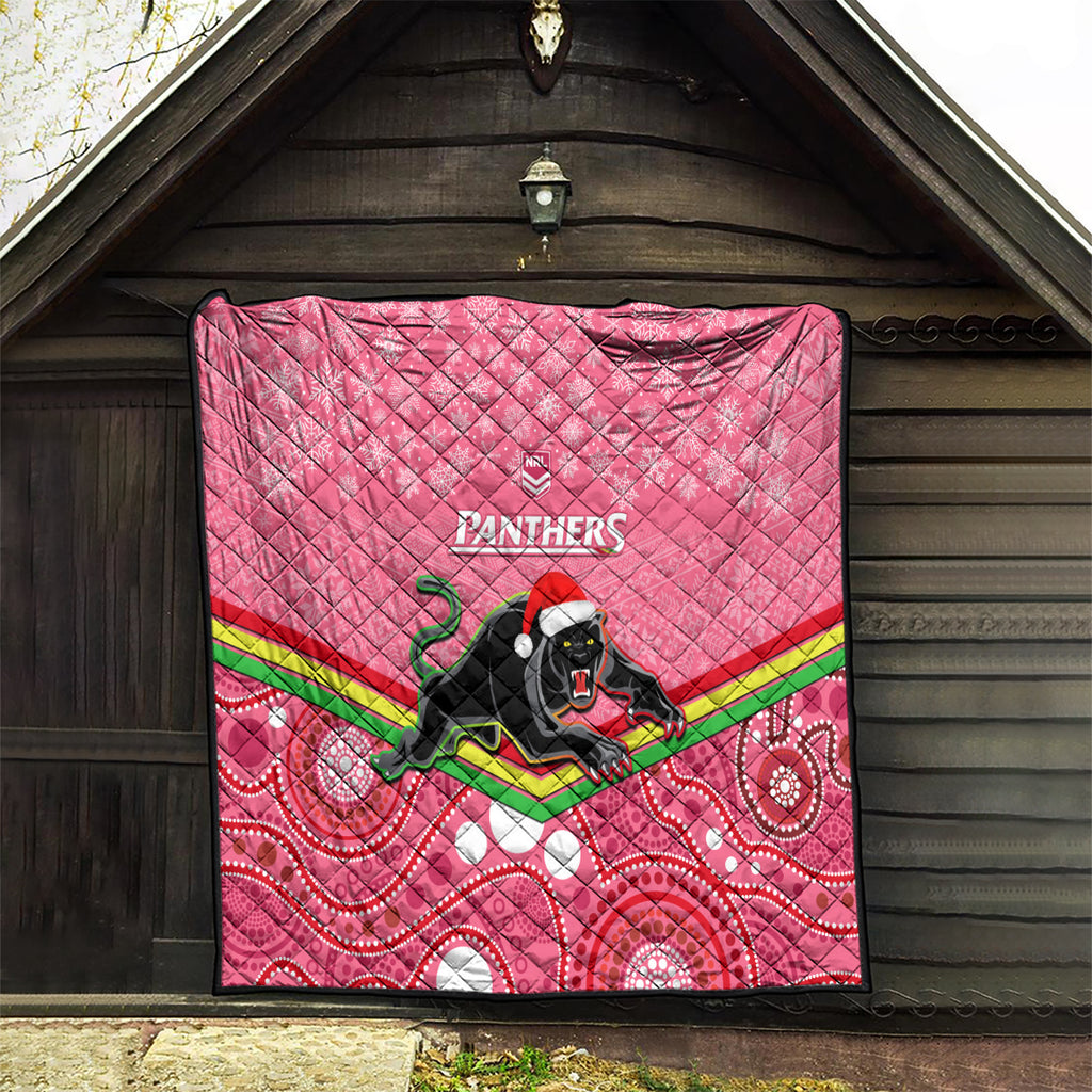 custom-panthers-rugby-christmas-quilt-merry-xmas-2023-mix-aboriginal-art-pink-version