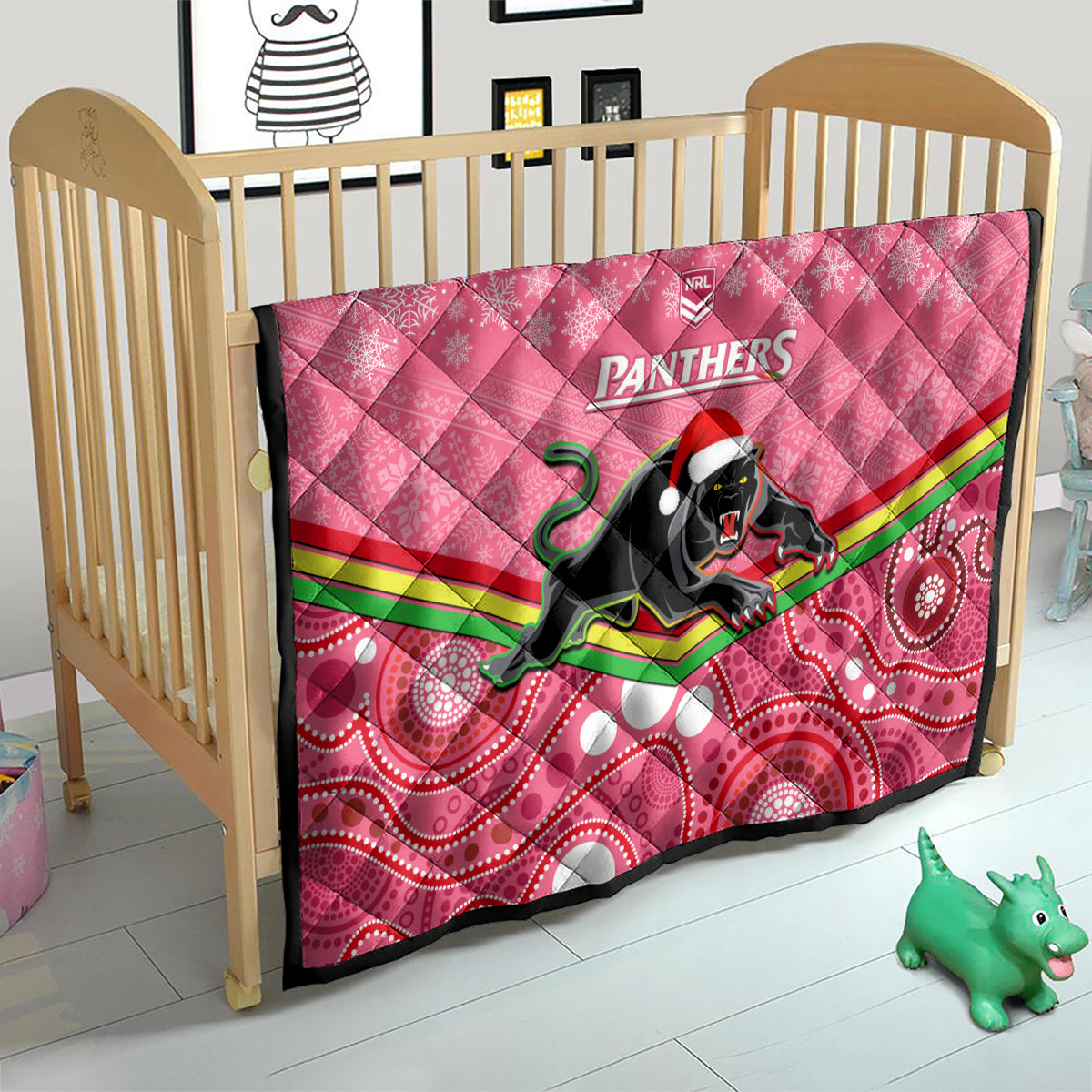 custom-panthers-rugby-christmas-quilt-merry-xmas-2023-mix-aboriginal-art-pink-version