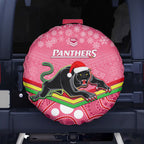custom-panthers-rugby-christmas-spare-tire-cover-merry-xmas-2023-mix-aboriginal-art-pink-version