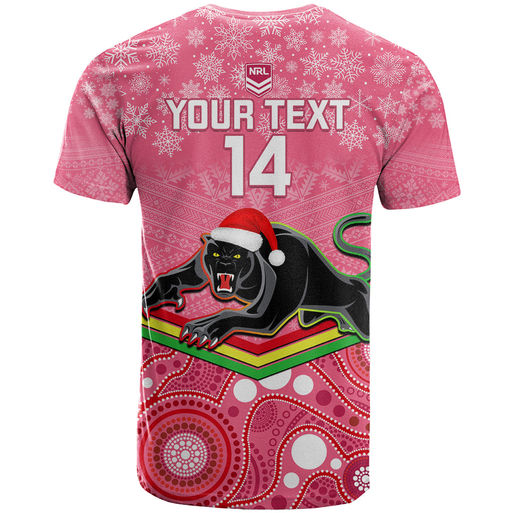 custom-panthers-rugby-christmas-t-shirt-merry-xmas-2023-mix-aboriginal-art-pink-version