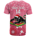 custom-panthers-rugby-christmas-t-shirt-merry-xmas-2023-mix-aboriginal-art-pink-version