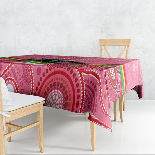 custom-panthers-rugby-christmas-tablecloth-merry-xmas-2023-mix-aboriginal-art-pink-version