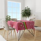 custom-panthers-rugby-christmas-tablecloth-merry-xmas-2023-mix-aboriginal-art-pink-version