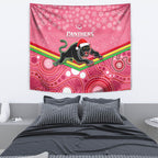 custom-panthers-rugby-christmas-tapestry-merry-xmas-2023-mix-aboriginal-art-pink-version
