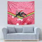 custom-panthers-rugby-christmas-tapestry-merry-xmas-2023-mix-aboriginal-art-pink-version