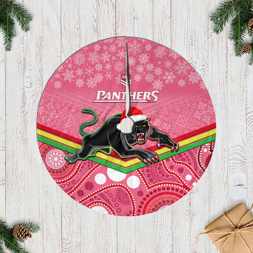 panthers-rugby-christmas-tree-skirt-merry-xmas-2023-mix-aboriginal-art-pink-version