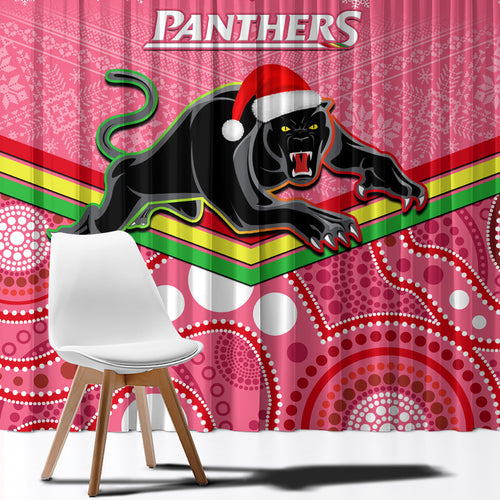 custom-panthers-rugby-christmas-window-curtain-merry-xmas-2023-mix-aboriginal-art-pink-version