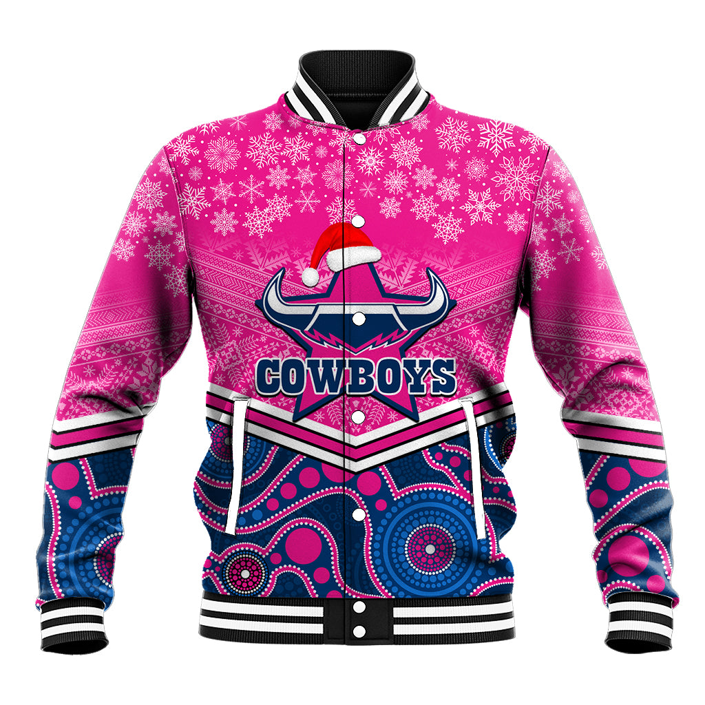 custom-cowboys-rugby-christmas-baseball-jacket-merry-xmas-2023-mix-aboriginal-art-pink-version