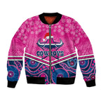 custom-cowboys-rugby-christmas-bomber-jacket-merry-xmas-2023-mix-aboriginal-art-pink-version