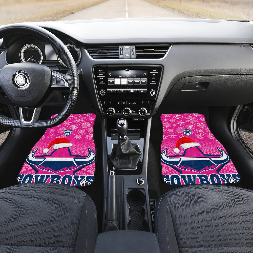 custom-cowboys-rugby-christmas-car-mats-merry-xmas-2023-mix-aboriginal-art-pink-version