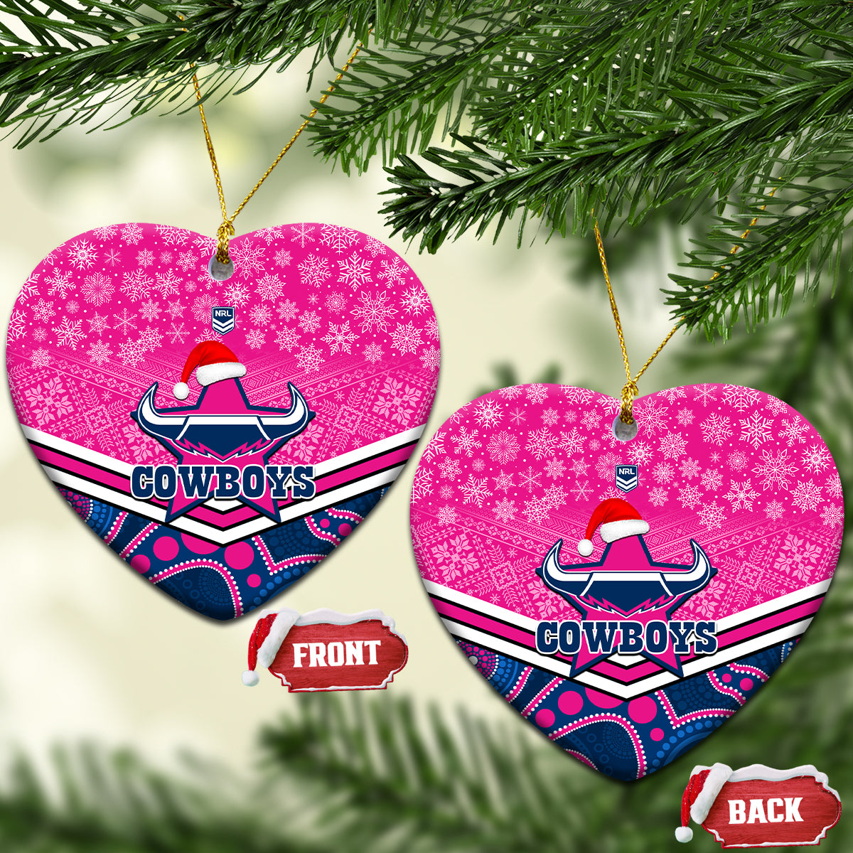 cowboys-rugby-christmas-ceramic-ornament-merry-xmas-2023-mix-aboriginal-art-pink-version