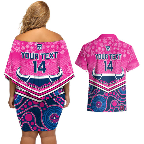 custom-cowboys-rugby-christmas-couples-matching-off-shoulder-short-dress-and-hawaiian-shirt-merry-xmas-2023-mix-aboriginal-art-pink-version