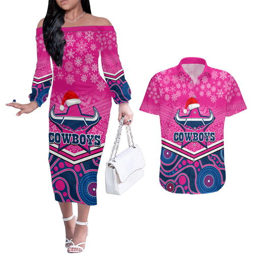 custom-cowboys-rugby-christmas-couples-matching-off-the-shoulder-long-sleeve-dress-and-hawaiian-shirt-merry-xmas-2023-mix-aboriginal-art-pink-version
