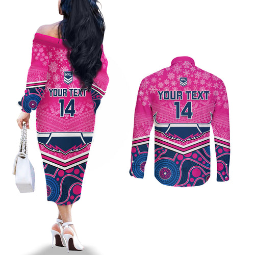 custom-cowboys-rugby-christmas-couples-matching-off-the-shoulder-long-sleeve-dress-and-long-sleeve-button-shirt-merry-xmas-2023-mix-aboriginal-art-pink-version