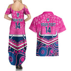 custom-cowboys-rugby-christmas-couples-matching-summer-maxi-dress-and-hawaiian-shirt-merry-xmas-2023-mix-aboriginal-art-pink-version